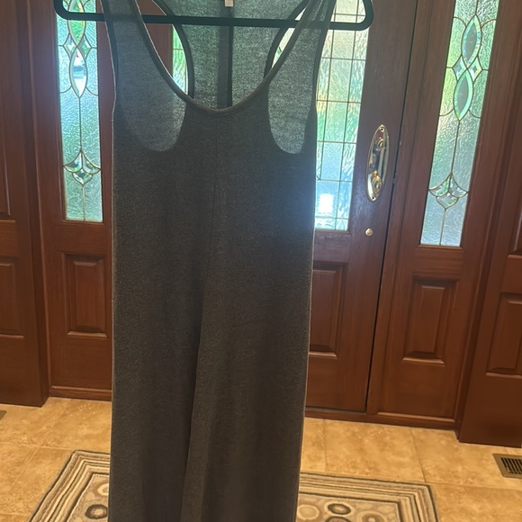 Calme by Johnny Was Gray Throw On Cozy Sweater Tank Dress - Picture 4 of 7